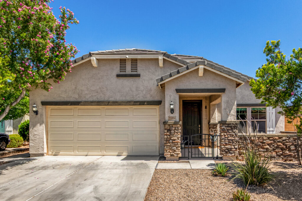 VA loan minimum property requirements Arizona home exterior in Buckeye AZ