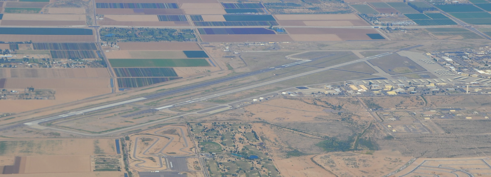 Luke Air Force Base and surrounding Phoenix West Valley communities