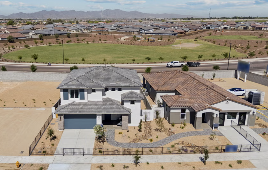 One-story and two-story homes on the same West Valley Phoenix street illustrating why proximity alone does not make a comparable