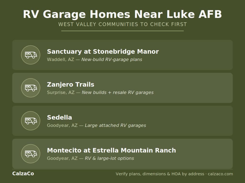 RV garage comparison for West Valley homes